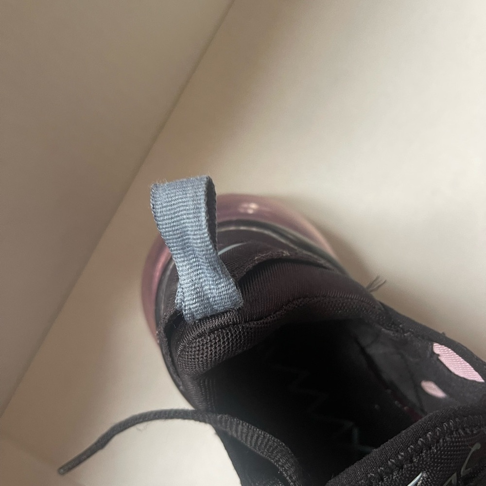 Nike Black and White Air Max 270 Sneakers - Picture 7 of 14